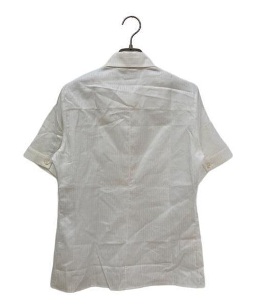 FENDI（フェンディ）FENDI (フェンディ) ズッカ柄半袖シャツ ホワイト サイズ:40の古着・服飾アイテム