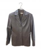 MAX&Co.マックスアンドコー）の古着「ラムレザージャケット」｜ブラウン