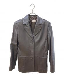 MAX&Co.（マックスアンドコー）の古着「ラムレザージャケット」｜ブラウン