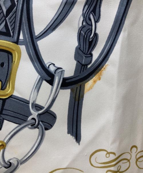 HERMES（エルメス）HERMES (エルメス) カレ90/シルクスカーフ ブルーの古着・服飾アイテム