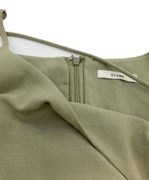 CLANE（クラネ）CLANE (クラネ) レイヤード キャミソール オールインワン グリーン サイズ:Sの古着・服飾アイテム