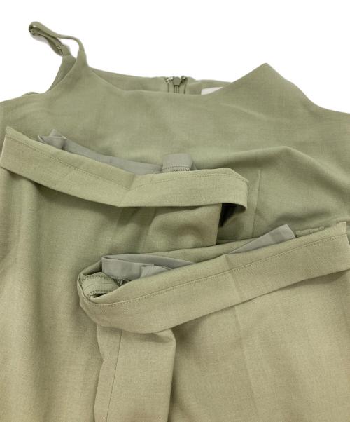 CLANE（クラネ）CLANE (クラネ) レイヤード キャミソール オールインワン グリーン サイズ:Sの古着・服飾アイテム