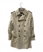 D'URBANダーバン）の古着「ヌバックトレンチコート」｜ベージュ