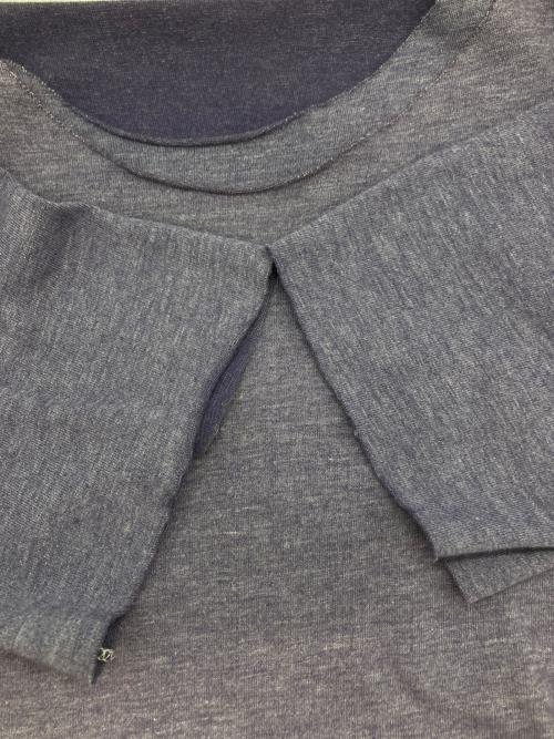 MARTIN MARGIELA（マルタン・マルジェラ）MARTIN MARGIELA (マルタン・マルジェラ) フェイクレイヤードTシャツ グレー サイズ:Ⅿの古着・服飾アイテム