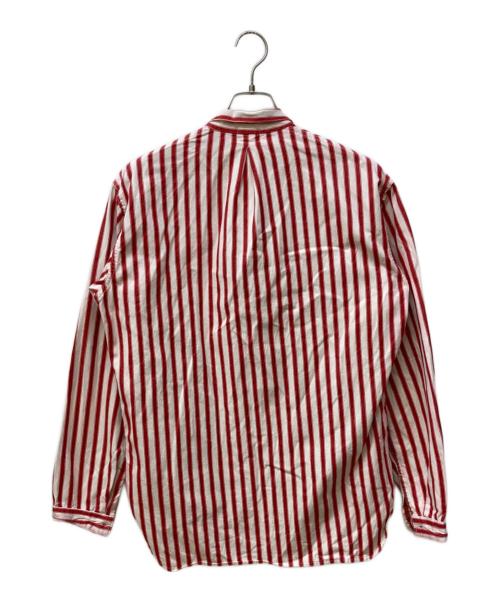 Tender（テンダー）Tender (テンダー) ストライプシャツ レッド サイズ:Sの古着・服飾アイテム