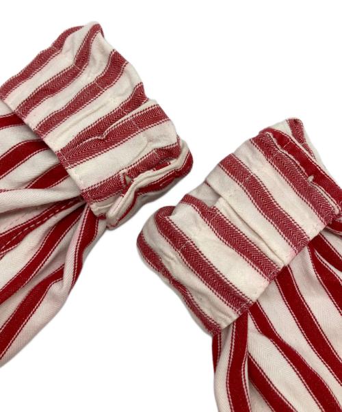 Tender（テンダー）Tender (テンダー) ストライプシャツ レッド サイズ:Sの古着・服飾アイテム