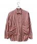Tender（テンダー）の古着「ストライプシャツ」｜レッド