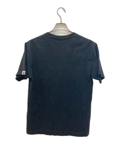 A BATHING APE（アベイシングエイプ）A BATHING APE (アベイシングエイプ) プリントTシャツ ブラック サイズ:Ⅿの古着・服飾アイテム