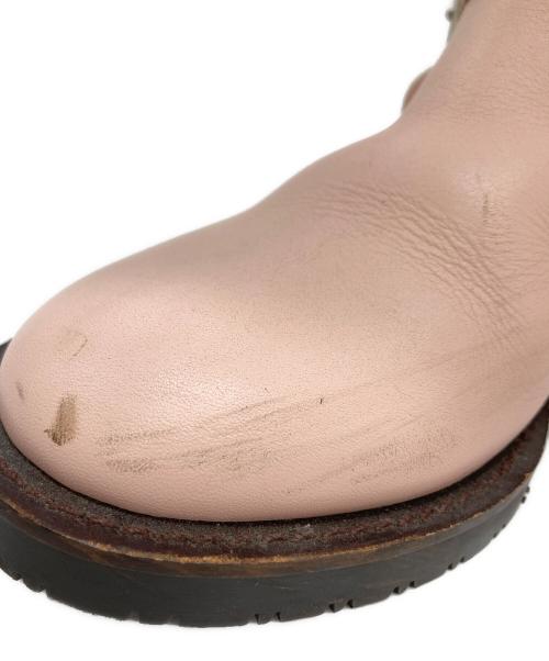 RNA SLANG（アールエヌエースラング）RNA SLANG (アールエヌエースラング) エンジニアブーツ ピンク サイズ:Sの古着・服飾アイテム