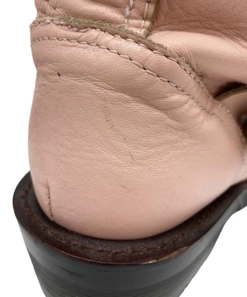 RNA SLANG（アールエヌエースラング）RNA SLANG (アールエヌエースラング) エンジニアブーツ ピンク サイズ:Sの古着・服飾アイテム