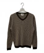GANGSTERVILLEギャングスタービル）の古着「Vネックニット」｜ブラウン