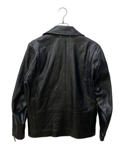 COACH（コーチ）COACH (コーチ) シープレザーダブルジャケット ブラック サイズ:Ⅿの古着・服飾アイテム