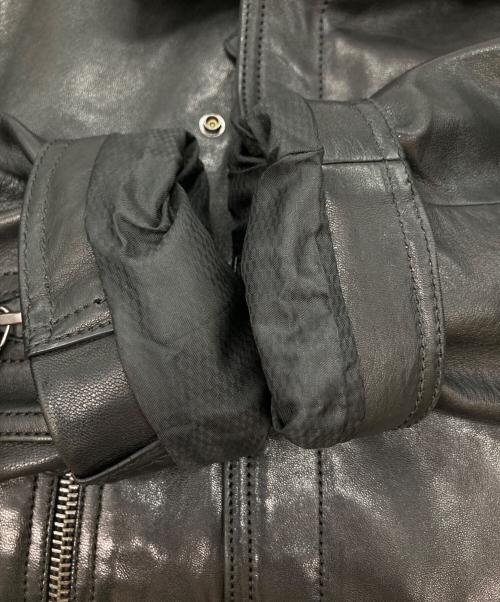 COACH（コーチ）COACH (コーチ) シープレザーダブルジャケット ブラック サイズ:Ⅿの古着・服飾アイテム