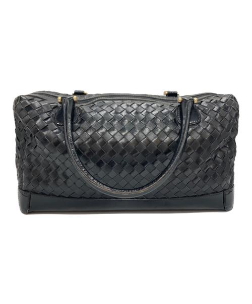 BALLY（バリー）BALLY (バリー) イントレチャートハンドバッグ ブラックの古着・服飾アイテム