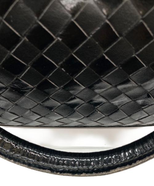 BALLY（バリー）BALLY (バリー) イントレチャートハンドバッグ ブラックの古着・服飾アイテム