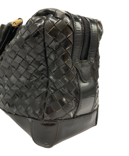 BALLY（バリー）BALLY (バリー) イントレチャートハンドバッグ ブラックの古着・服飾アイテム