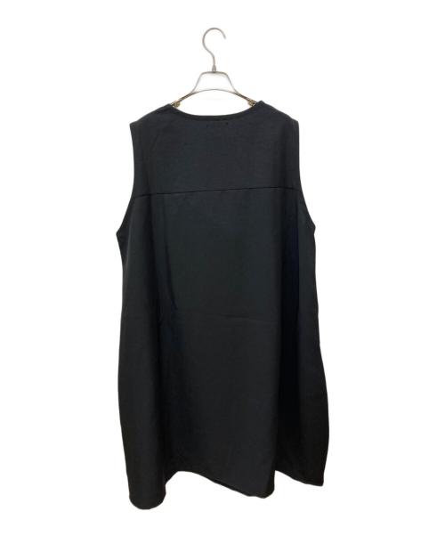 m mefu（メフウ）m mefu (メフウ) ノースリーブワンピース ブラック サイズ:40の古着・服飾アイテム