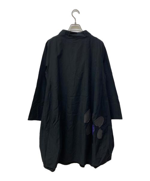 慈雨（ジウ）慈雨 (ジウ) バルーンワンピース ブラック サイズ:40の古着・服飾アイテム