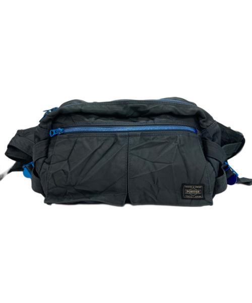 PORTER（ポーター）PORTER (ポーター) ウエストバッグ ブルーの古着・服飾アイテム