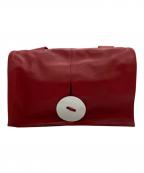 kawa-kawaカワカワ）の古着「ショルダーバッグ」｜レッド