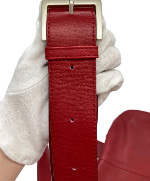 kawa-kawa（カワカワ）kawa-kawa (カワカワ) ショルダーバッグ レッドの古着・服飾アイテム