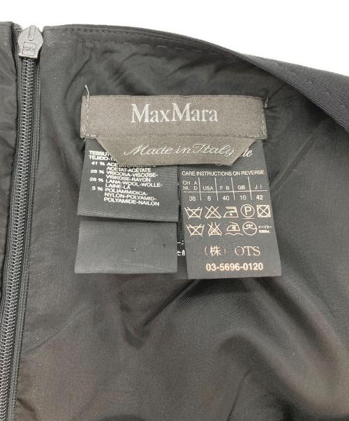 MaxMara（マックスマーラ）MaxMara (マックスマーラ) ノースリーブワンピース ブラック サイズ:38の古着・服飾アイテム