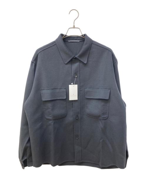 UNITED ARROWS（ユナイテッドアローズ）UNITED ARROWS (ユナイテッドアローズ) ウールブレンドシャツジャケット グレー サイズ:XL 未使用品の古着・服飾アイテム