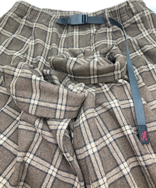 GRAMICCI（グラミチ）GRAMICCI (グラミチ) チェックパンツ ブラウン サイズ:XLの古着・服飾アイテム
