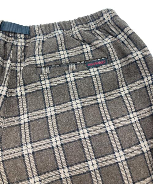 GRAMICCI（グラミチ）GRAMICCI (グラミチ) チェックパンツ ブラウン サイズ:XLの古着・服飾アイテム