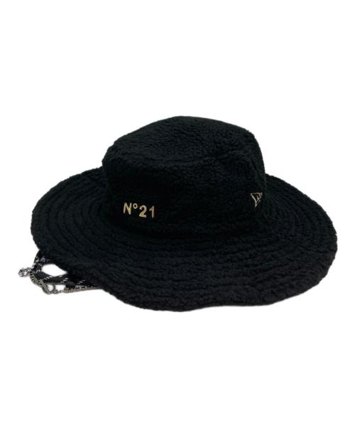 New Era（ニューエラ）New Era (ニューエラ) N°21 (ヌメロヴェントゥーノ) ボアバケットハット ブラック 未使用品の古着・服飾アイテム