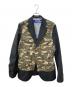 COMME des GARCONS JUNYA WATANABE MAN（コム デ ギャルソン ジュンヤ ワタナベ マン）の古着「切替テーラードジャケット」｜ブラック×カーキ