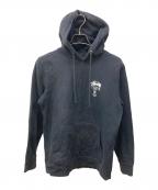 stussyステューシー）の古着「パーカー」｜ブラック