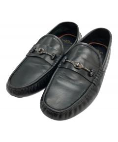 中古・古着通販】PRADA (プラダ) プレーントゥシューズ ブラック