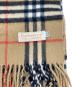 Burberry's (バーバリーズ) ノヴァチェックカシミヤストール ベージュ：6000円