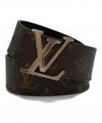 LOUIS VUITTONルイ ヴィトン）の古着「レザーベルト」｜ブラウン