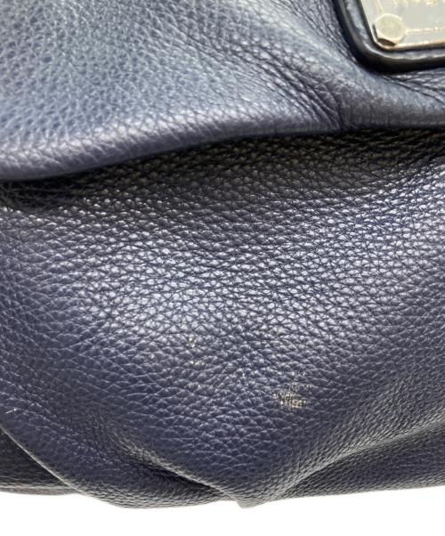 Marc by Marc Jacobs（マークバイマークジェイコブス）Marc by Marc Jacobs (マークバイマークジェイコブス) 2WAYレザーショルダーバッグ ネイビーの古着・服飾アイテム