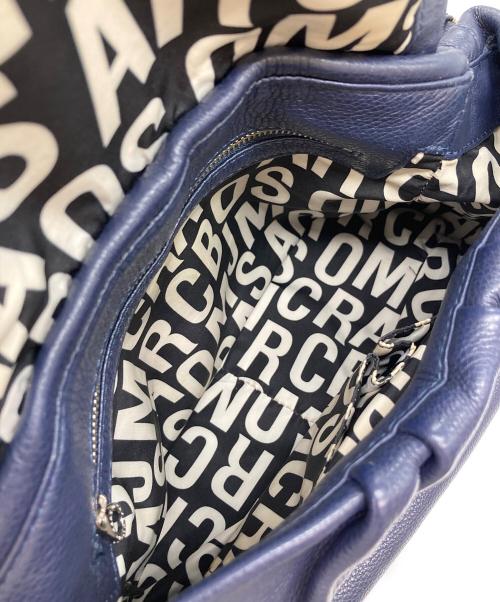 Marc by Marc Jacobs（マークバイマークジェイコブス）Marc by Marc Jacobs (マークバイマークジェイコブス) 2WAYレザーショルダーバッグ ネイビーの古着・服飾アイテム