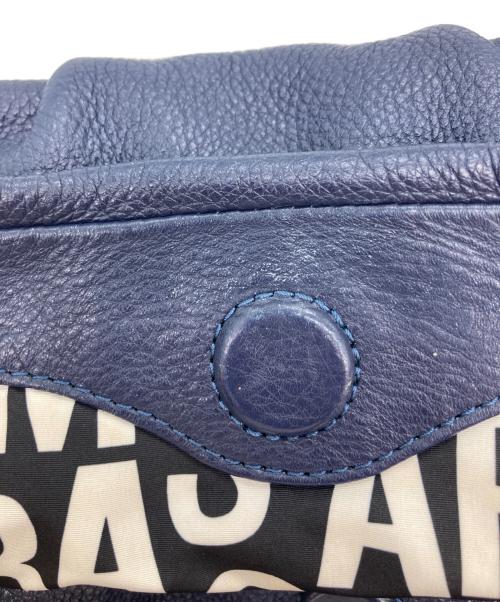 Marc by Marc Jacobs（マークバイマークジェイコブス）Marc by Marc Jacobs (マークバイマークジェイコブス) 2WAYレザーショルダーバッグ ネイビーの古着・服飾アイテム