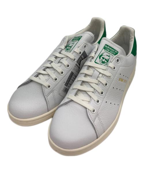 adidas（アディダス）adidas (アディダス) ローカットスニーカー ホワイト×グリーン サイズ:27.5 未使用品の古着・服飾アイテム