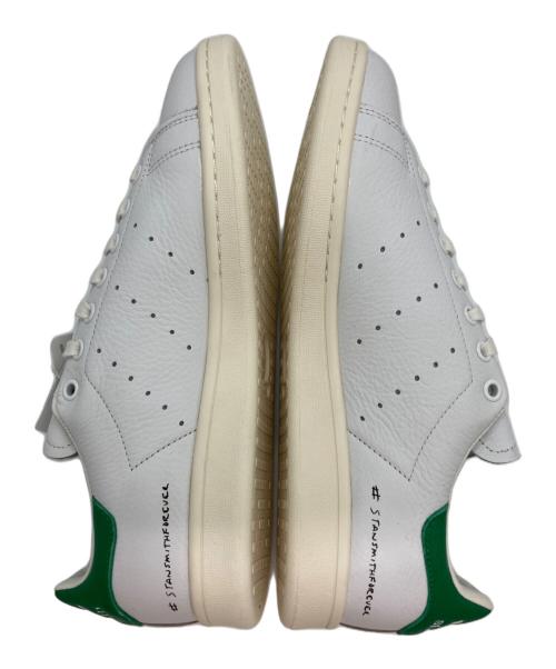 adidas（アディダス）adidas (アディダス) ローカットスニーカー ホワイト×グリーン サイズ:27.5 未使用品の古着・服飾アイテム