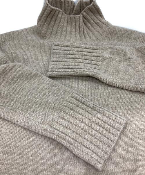 1er Arrondissement（プルミエ アロンディスモン）1er Arrondissement (プルミエ アロンディスモン) カシミヤ混ハイネックニット ベージュ サイズ:Freeの古着・服飾アイテム