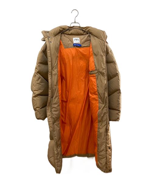 ZARA（ザラ）ZARA (ザラ) ADER error (アーダーエラー) ダウンコート ベージュ サイズ:XSの古着・服飾アイテム