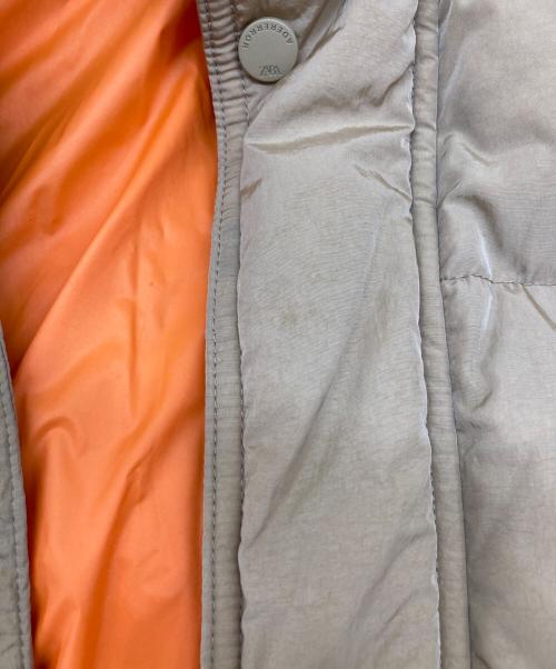 ZARA（ザラ）ZARA (ザラ) ADER error (アーダーエラー) ダウンコート ベージュ サイズ:XSの古着・服飾アイテム