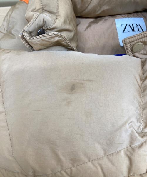 ZARA（ザラ）ZARA (ザラ) ADER error (アーダーエラー) ダウンコート ベージュ サイズ:XSの古着・服飾アイテム