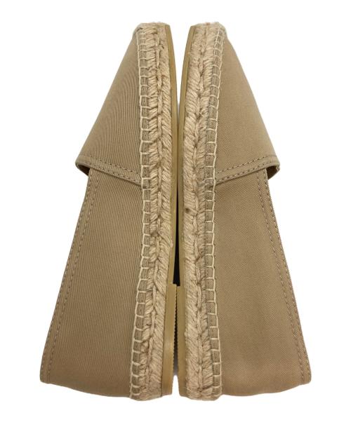 PRADA（プラダ）PRADA (プラダ) エスパドリーユ ベージュ サイズ:5の古着・服飾アイテム