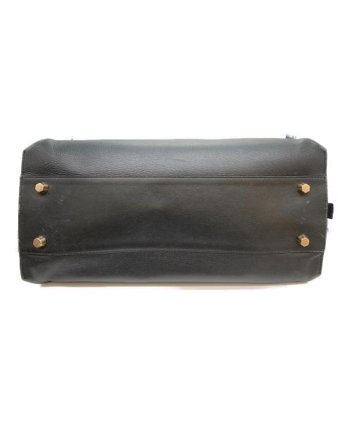 Salvatore Ferragamo（サルヴァトーレ フェラガモ）Salvatore Ferragamo (サルヴァトーレ フェラガモ) マチジップトートバッグ ブラックの古着・服飾アイテム