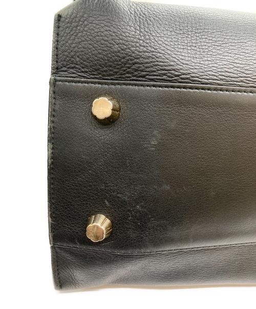 Salvatore Ferragamo（サルヴァトーレ フェラガモ）Salvatore Ferragamo (サルヴァトーレ フェラガモ) マチジップトートバッグ ブラックの古着・服飾アイテム