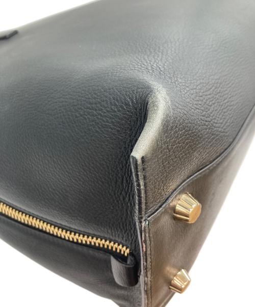 Salvatore Ferragamo（サルヴァトーレ フェラガモ）Salvatore Ferragamo (サルヴァトーレ フェラガモ) マチジップトートバッグ ブラックの古着・服飾アイテム