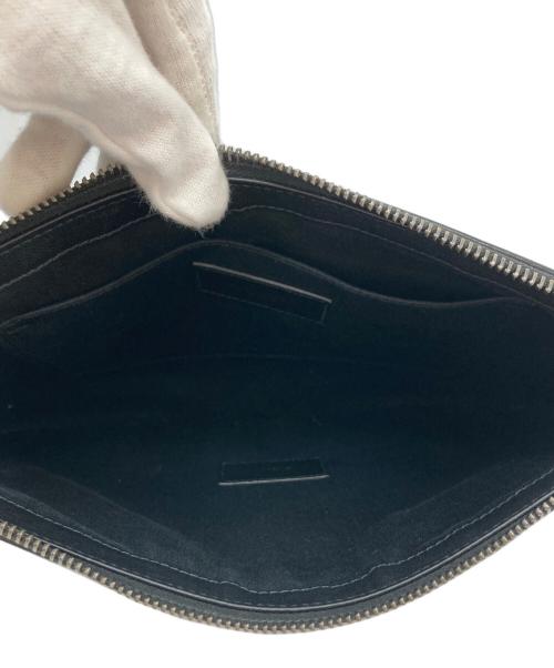 Saint Laurent Paris（サンローランパリ）Saint Laurent Paris (サンローランパリ) RIVE GAUCHE/クラッチバッグ ブラックの古着・服飾アイテム