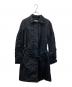 PRADA（プラダ）の古着「ナイロン比翼コート」｜ブラック